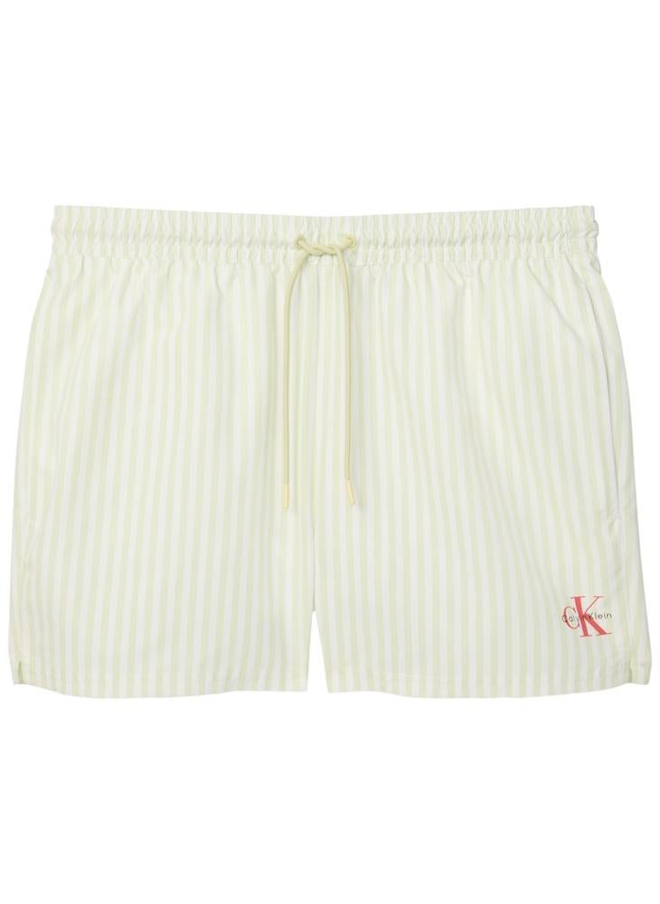 CALVIN KLEIN Short Drawstring Swim Shorts - CK Monogram - Image 5